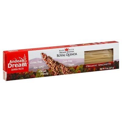 Andean Dream Spaghetti 12/8 Oz [UNFI #64336]