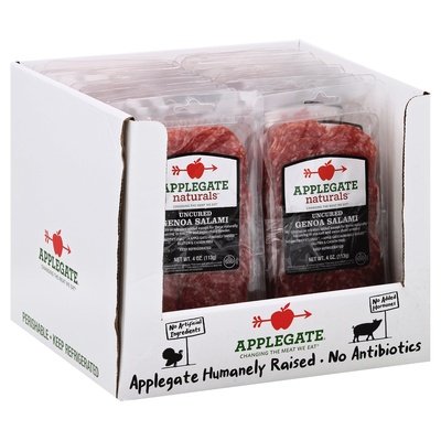 Applegate Farms Genoa Salami Abf 12/4 Oz [UNFI #12001]