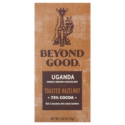 Beyond Good Toastdhazelnut,73%Cacao,Uganda 12/2.64 Oz [UNFI #20402]