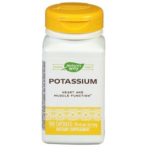 Natures Way Potassium 99 Mg 100 Cap [UNFI #87696] T