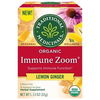 Traditional Medicinals Immune Ginger Lemon 6/16 Bag [UNFI #12857]