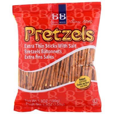 Beigel Beigel Pretzel Sticks Long 24/5.3 Oz [UNFI #78395]