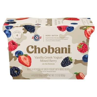 Chobani Vanilla Mixed Berry 6/4/5.3 Z [UNFI #02106]