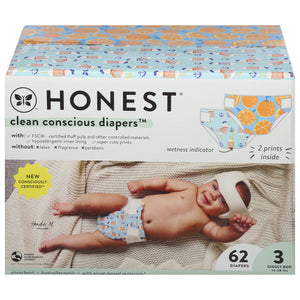 The Honest Company Orange You Cute + Feelin Nauti 62 Ct [UNFI #59799] T