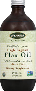 Flora High Lignan Flax Oil 17 Oz [UNFI #76575] T
