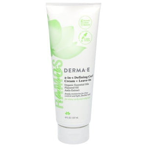 Derma E 2-In-1 Leave In Curl Cream 8 Oz [UNFI #50448] T