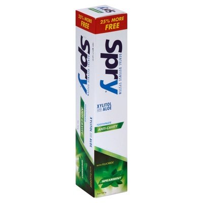 Spry Spearmint W/Flouride 5 Oz [UNFI #27172] T