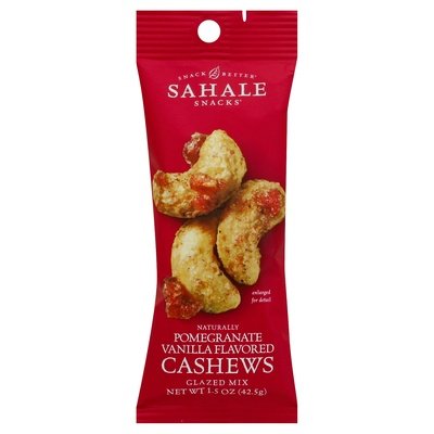 Sahale Snacks Cashews W/Pomegranate & Vanilla 9/1.5 Oz [UNFI #48843]
