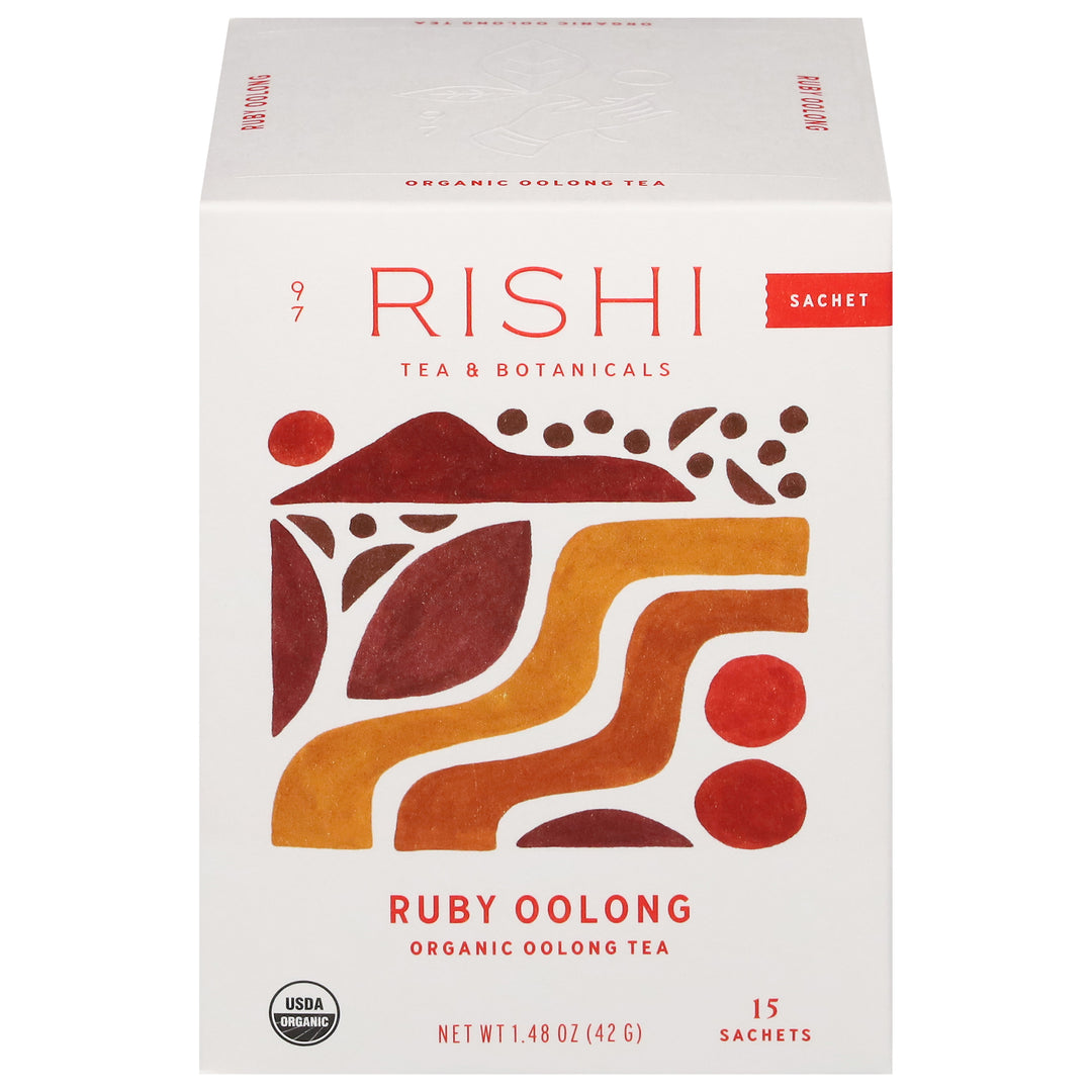 Rishi Tea Ruby Oolong Tea 6/15 Ct [UNFI #49203]