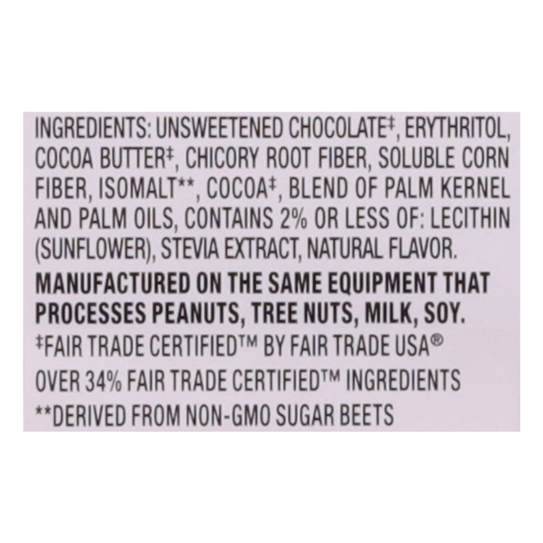 Lilys 58% Dark Chocolate Baking Bar 18/4 Oz [UNFI #14368]