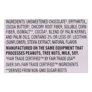 Lilys 58% Dark Chocolate Baking Bar 18/4 Oz [UNFI #14368]