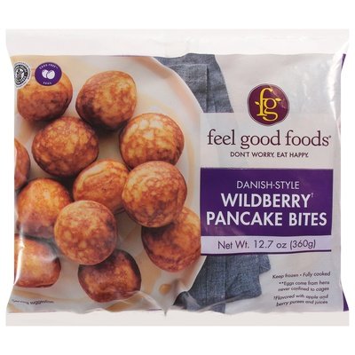 Feel Good Foods Wildberry Pancake Bites 8/12.7 Oz [UNFI #17676]