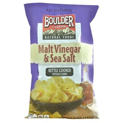 Boulder Canyon Malt Vinegar & Sea Salt 12/5 Oz [UNFI #35765]