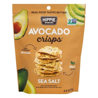 Hippie Snacks Sea Salt 8/2.5 Oz [UNFI #77964]