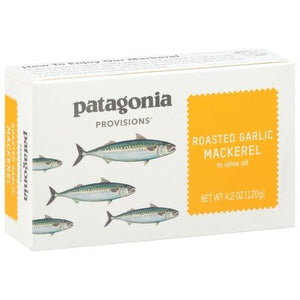 Patagonia Provisions Roasted Garlic Mackerel 10/4.2 Oz [UNFI #84434]