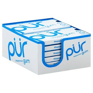 Pur Gum Peppermint Gum 9Pc 12/12.6 G [UNFI #88231]