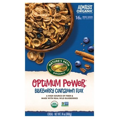 Natures Path Optimum Blueberry Cinnamon 12/14 Oz [UNFI #32792]