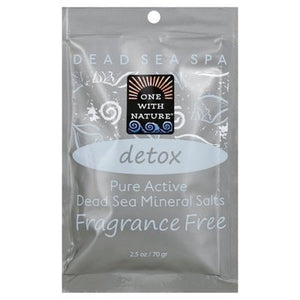 One With Nature Detox Fragrance Free 6/2.5 Oz [UNFI #44790] T