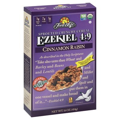 Food For Life Ezekiel 4:9 Cinnamon Raisin 6/16 Oz [UNFI #21792]