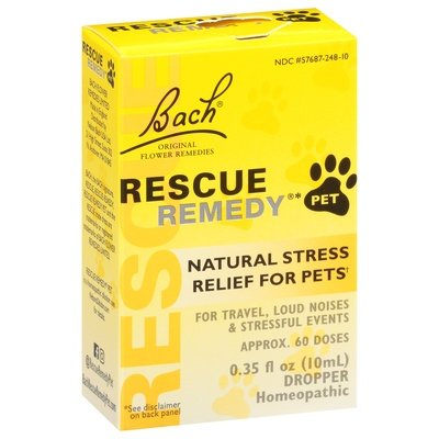 Bach Flower Essences Rescue Remedy Pet Alcohol Free 10 Ml [UNFI #84956] T