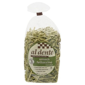 Al Dente Spinach Fettuccine 6/12 Oz [UNFI #72998]
