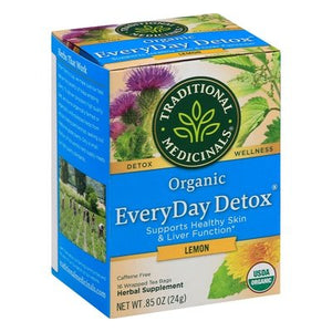 Traditional Medicinals Everyday Detox Lemon 6/16 Bag [UNFI #29173] T