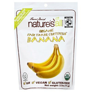 Natierra Banana Fair Trade Raw 12/2.5 Oz [UNFI #05531]