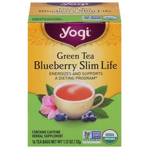 Yogi Blueberry Slim Life 6/16 Bag [UNFI #26789] T