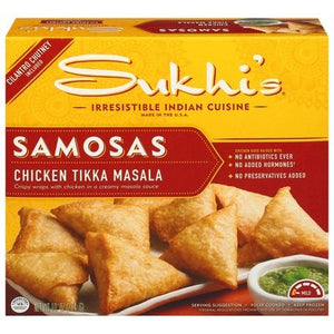Sukhis Chicken Tikka Masala Samosas 6/10 Oz [UNFI #58037]