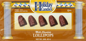 Holiday Candies Milk Chocolate Lollicone 12/3 OZ [UNFI #17659]