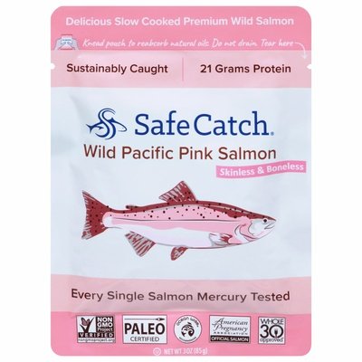 Safe Catch Wild Alaskan Pink Salmon 12/3 Oz [UNFI #28038]