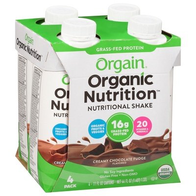 Orgain Creamy Chocolate Fudge 3/4/11 Oz [UNFI #20747]