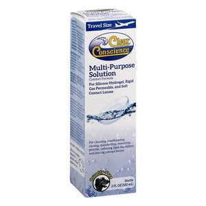 Clear Conscience Multipurp-Soft(Hydrophilic)Lenses 3.4 Oz [UNFI #38196] T