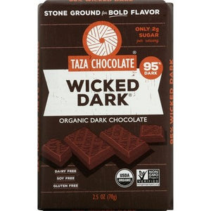 Taza Chocolate Wicked Dark 10/2.5 Oz [UNFI #10665]