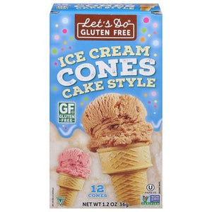 Lets Do...Organic Ice Cream Cones (12 Ct) 12/1.2 Oz [UNFI #36187]