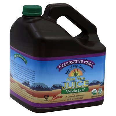Lily Of The Desert Aloe Vera Whole Leaf Preserv Free 1 Gal [UNFI #81598] T