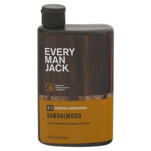 Every Man Jack Sandalwood 13.5 Oz [UNFI #84402] T