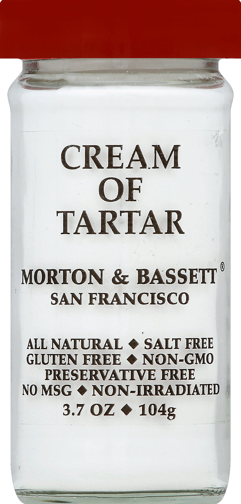 Morton & Bassett Cream Of Tartar 3/3.7 Oz [UNFI #64703]