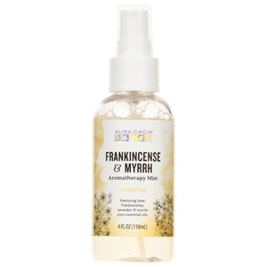 Aura Cacia Frankincense & Myrrh Mist 4 Oz [UNFI #51536] T