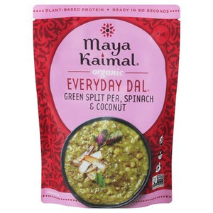 Maya Kaimal Green Split Peas With Spinach 6/10 Oz [UNFI #66928]
