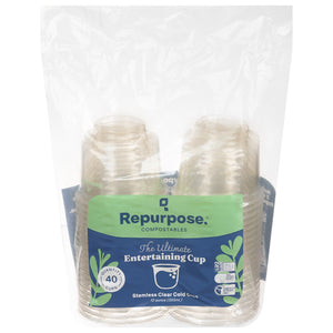 Repurpose 12 OZ Compostable Cold Cup 6/40 CT [UNFI #53199] T