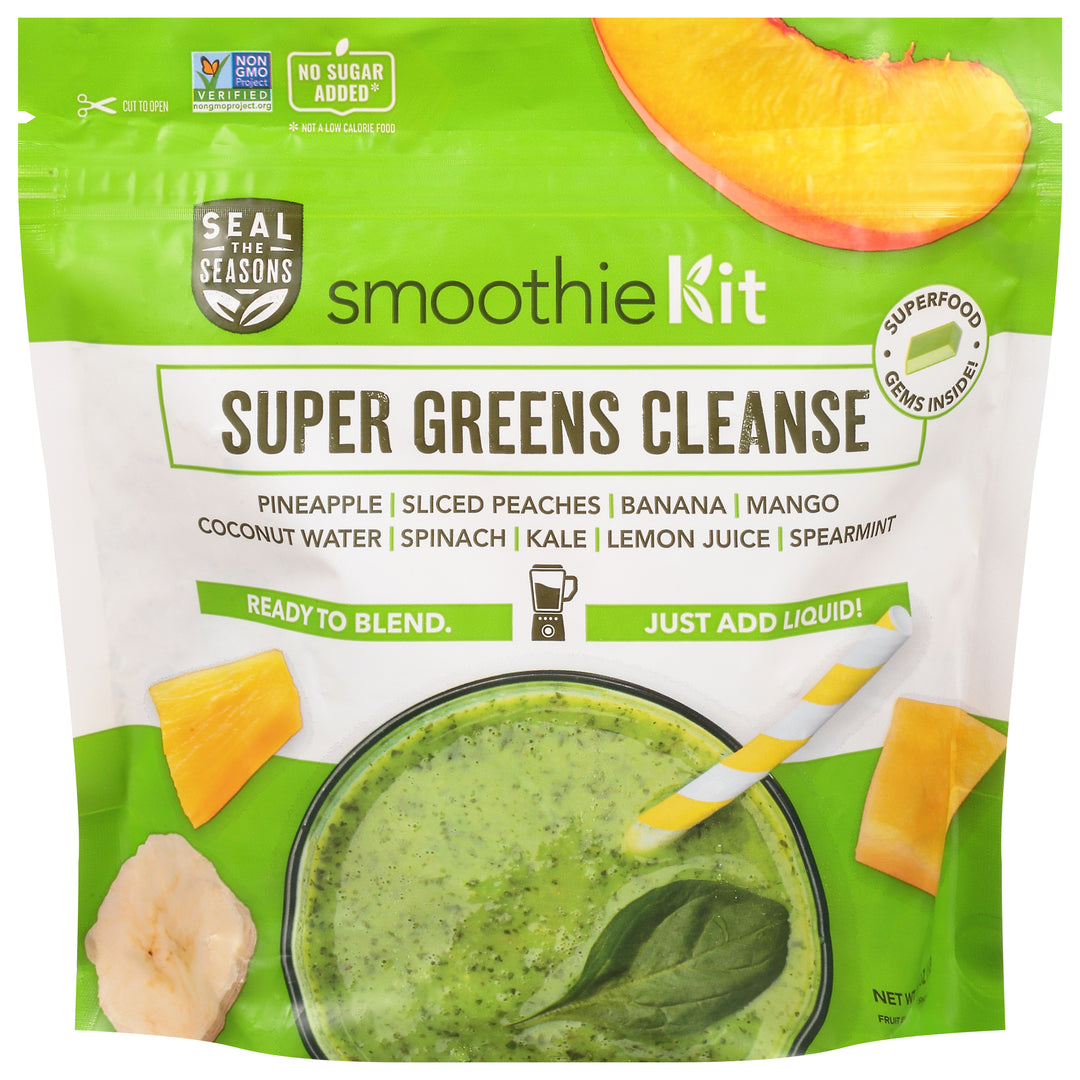 Seal The Seasons Supergreens Cleanse Smthi Kit 6/24 Oz [UNFI #51094]