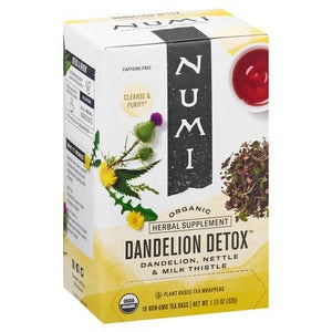 Numi Tea Dandelion Detox Herbal Tea 6/16 Bag [UNFI #67120]