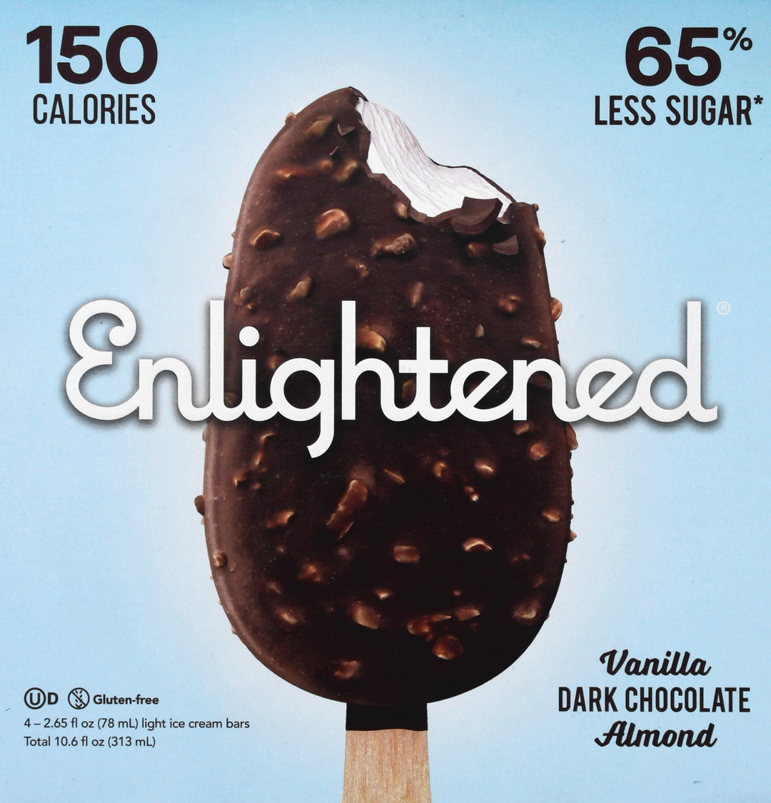 Enlightened Vanilla Dark Chocolate Almond 8/4/2.75 Oz [UNFI #80576]