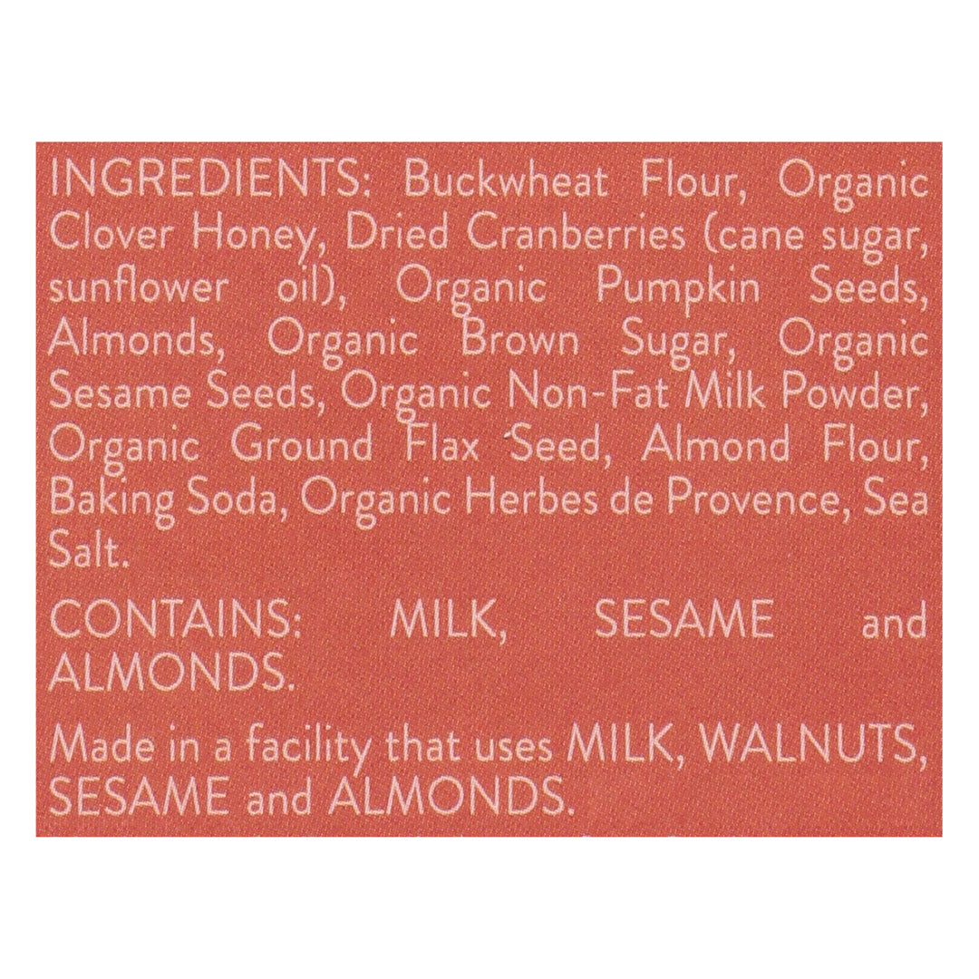 Better With Buckwheat Cranberry Almond 10/4 Oz [UNFI #18349]