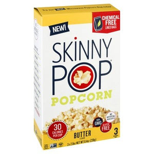 Skinnypop Popcorn Butter Microwave Popcorn 3Pk 12/3/2.58 [UNFI #16739]