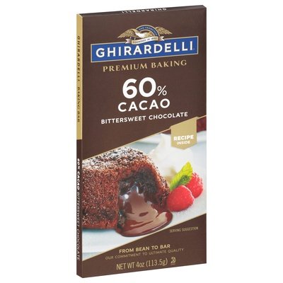 Ghirardelli Bittersweet Chocolate 12/4 Oz [UNFI #12970]