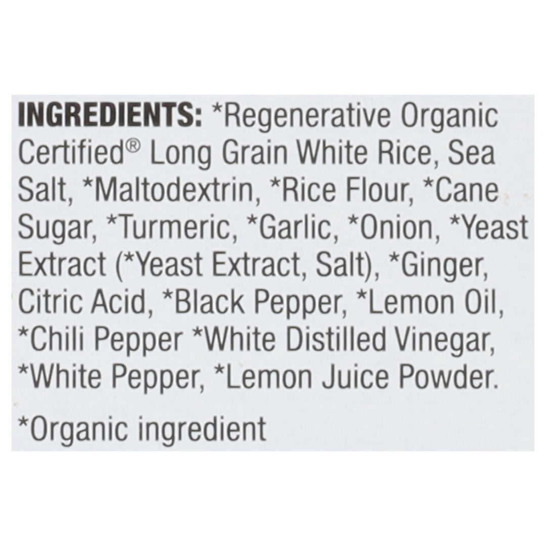 Lundberg Family Farms White Rice Turmeric And Ginger 6/5.5 Oz [UNFI #31349]