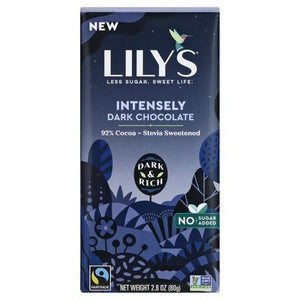 Lilys 90% Intensely Dark Chocolate 12/2.8 Oz [UNFI #68247]