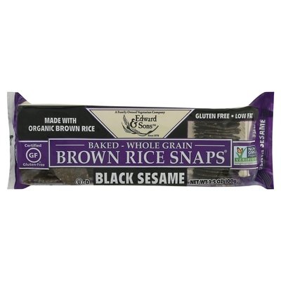 Edward & Sons Black Sesame 12/3.5 Oz [UNFI #36200]